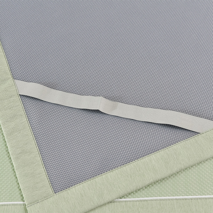 91家纺网 家纺一手货源 找家纺 小牛席业 2026新款迪恩冷感豆豆席凉席席子系列 迪恩冷感豆豆席-绿色