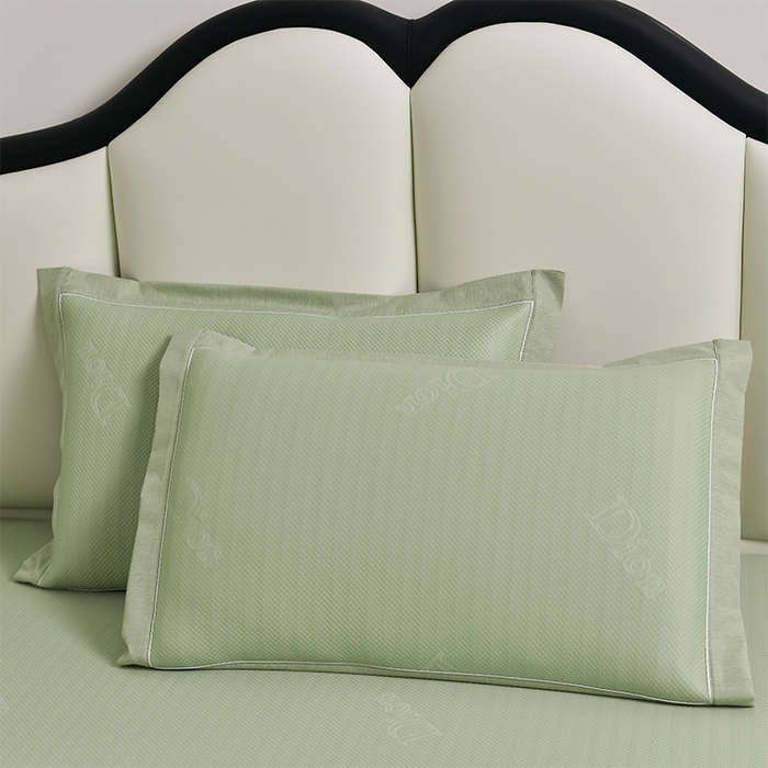 91家纺网 家纺一手货源 找家纺 小牛席业 2026新款迪恩冷感豆豆席凉席席子系列 迪恩冷感豆豆席-绿色