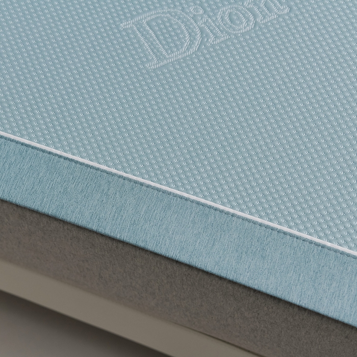 91家纺网 家纺一手货源 找家纺 小牛席业 2026新款迪恩冷感豆豆席凉席席子系列 迪恩冷感豆豆席-蓝色