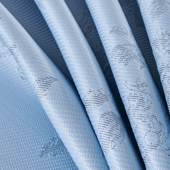 91家纺网 家纺一手货源 找家纺 小牛席业 2026新款牡丹花蔓冷感豆豆席凉席席子 牡丹花蔓-蓝色