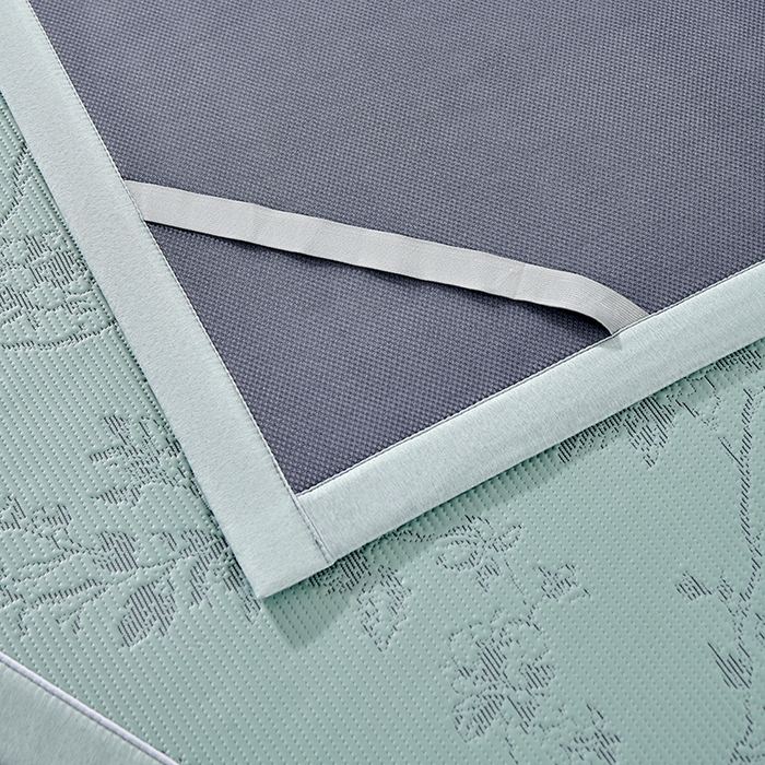 91家纺网 家纺一手货源 找家纺 小牛席业 2026新款牡丹花蔓冷感豆豆席凉席席子 牡丹花蔓-抹茶