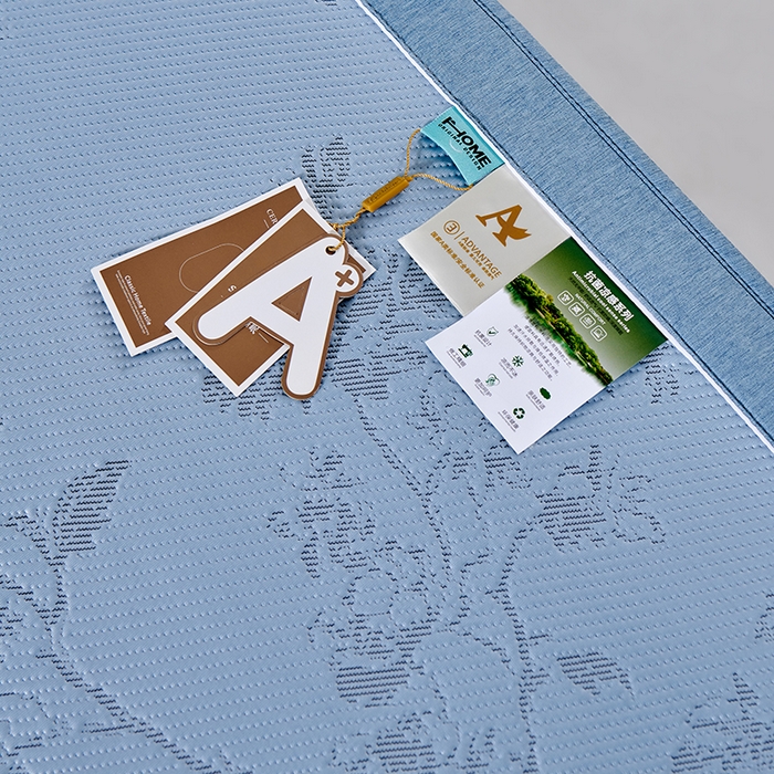 91家纺网 家纺一手货源 找家纺 小牛席业 2026新款牡丹花蔓冷感豆豆席凉席席子-床笠款 牡丹花蔓-蓝色