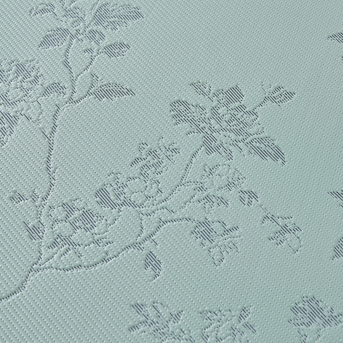 91家纺网 家纺一手货源 找家纺 小牛席业 2026新款牡丹花蔓冷感豆豆席凉席席子-床笠款 牡丹花蔓-抹茶