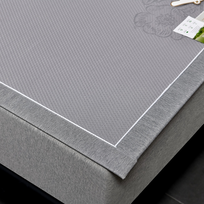 91家纺网 家纺一手货源 找家纺 小牛席业 2026新款蔷薇冷感豆豆席系列凉席席子 蔷薇-灰色