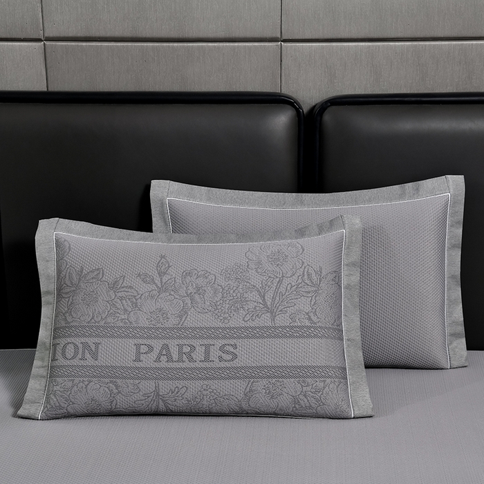 91家纺网 家纺一手货源 找家纺 小牛席业 2026新款蔷薇冷感豆豆席系列凉席席子 蔷薇-灰色