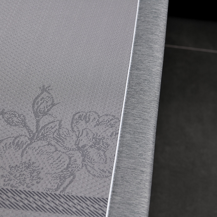 91家纺网 家纺一手货源 找家纺 小牛席业 2026新款蔷薇冷感豆豆席系列凉席席子 蔷薇-灰色