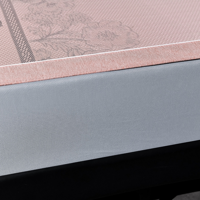 91家纺网 家纺一手货源 找家纺 小牛席业 2026新款蔷薇冷感豆豆席系列凉席席子-床笠款 蔷薇-粉色