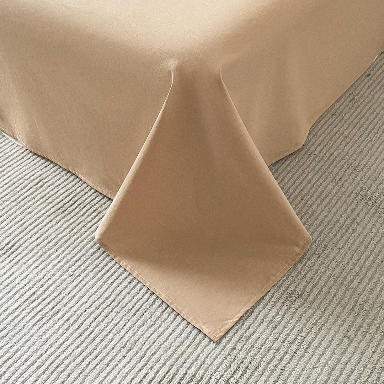 91家纺网 家纺一手货源 找家纺 绒城 2026新款棉色织提花水洗棉大豆夏被夏凉被空调被-摩卡 摩卡咖