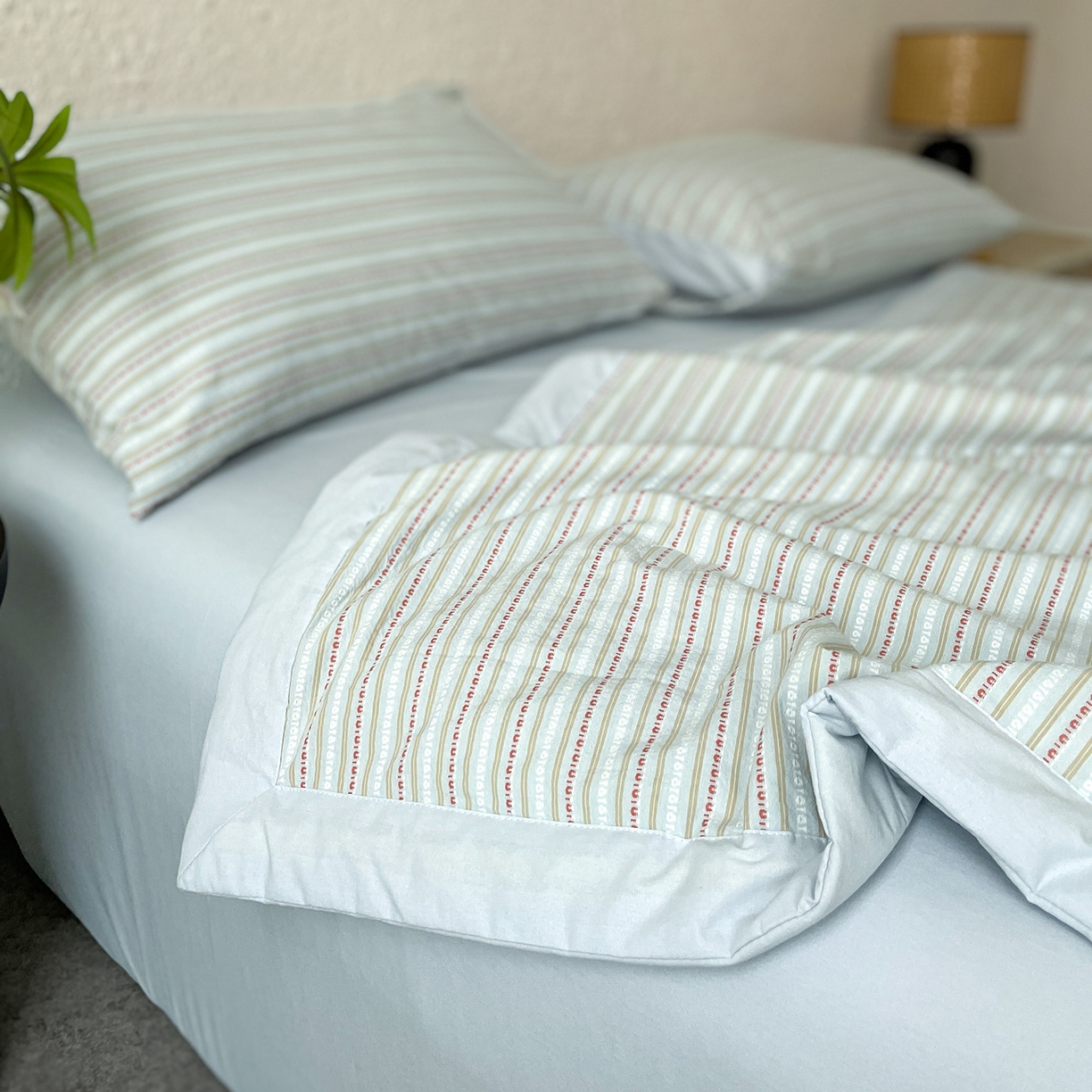 91家纺网 家纺一手货源 找家纺 绒城 2026新款棉色织提花水洗棉大豆夏被夏凉被空调被-摩卡 摩卡兰