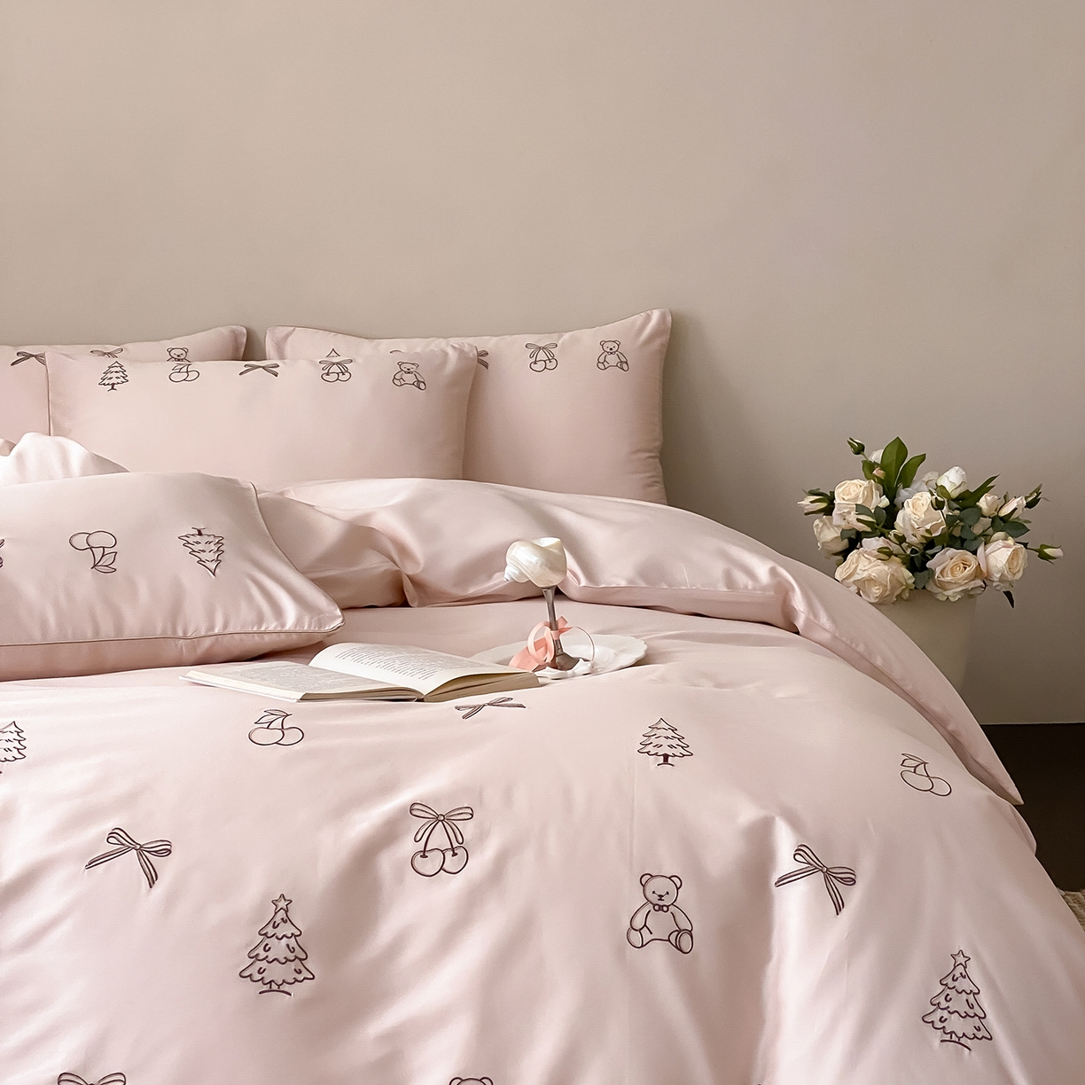 91家纺网 家纺一手货源 找家纺 （总）曼布缇 2026新款长绒棉四件套-青春记忆（会员-20，券后308起）