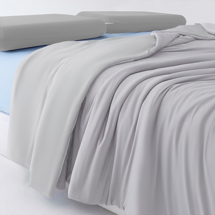 91家纺网 家纺一手货源 找家纺 柏薇 2026新款夏季双感深睡被夏被夏凉被pro3.0 青空灰