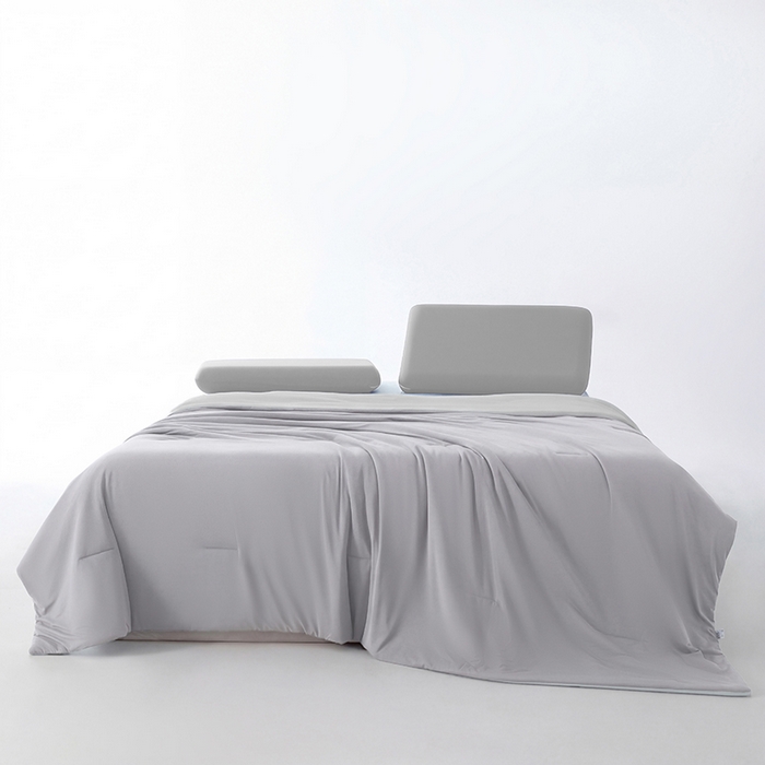 91家纺网 家纺一手货源 找家纺 柏薇 2026新款夏季双感深睡被夏被夏凉被pro3.0 青空灰