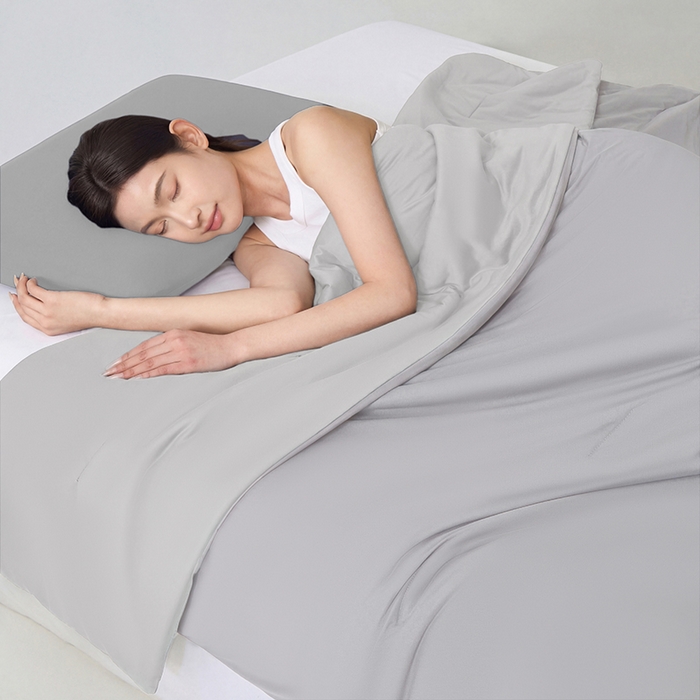 91家纺网 家纺一手货源 找家纺 柏薇 2026新款夏季双感深睡被夏被夏凉被pro3.0 青空灰