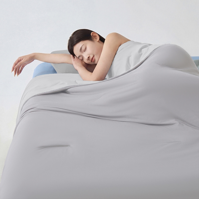 91家纺网 家纺一手货源 找家纺 柏薇 2026新款夏季双感深睡被夏被夏凉被pro3.0 青空灰