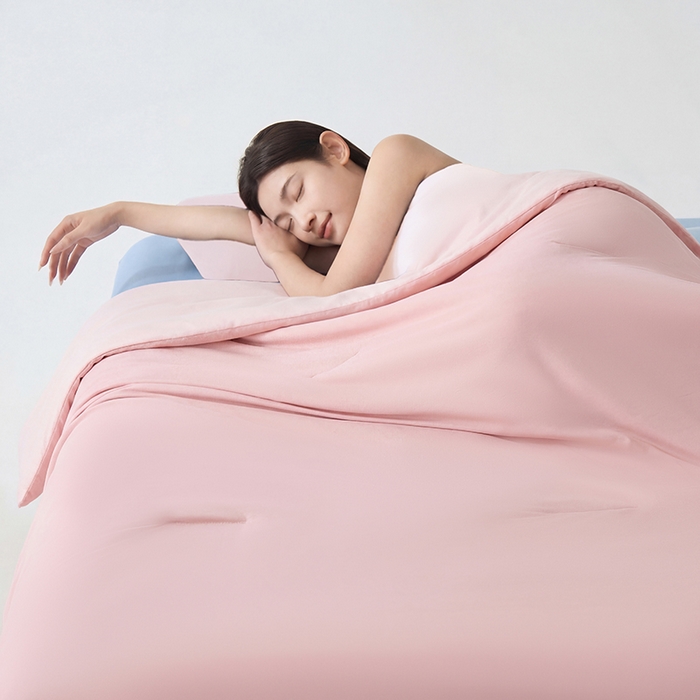 91家纺网 家纺一手货源 找家纺 柏薇 2026新款夏季双感深睡被夏被夏凉被pro3.0 柔云粉