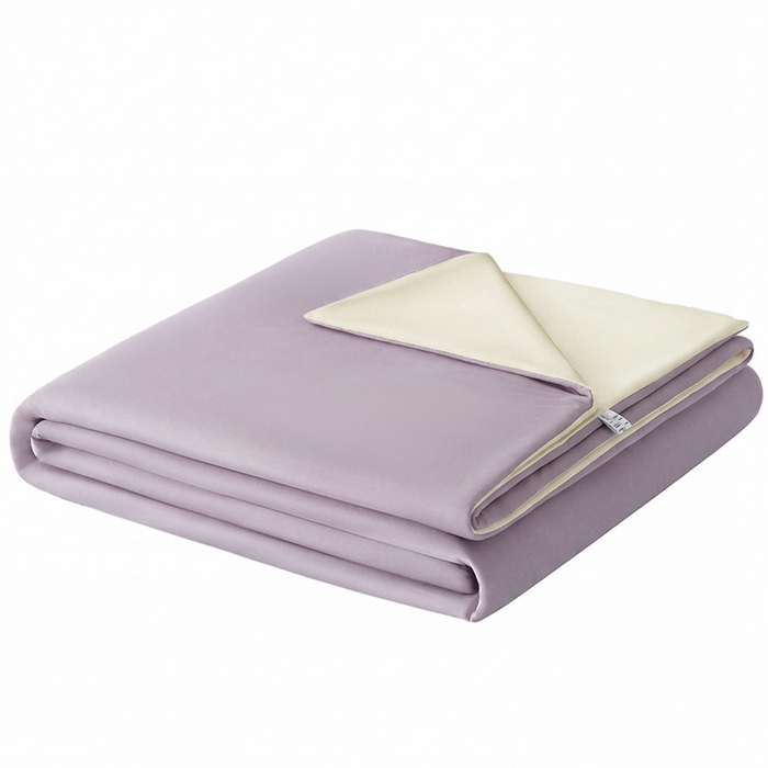 91家纺网 家纺一手货源 找家纺 柏薇 2026新款夏季双感深睡被夏被夏凉被pro3.0 雾凇紫