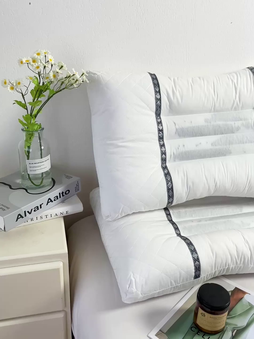 91家纺网 家纺一手货源 找家纺 （总）她喜爱枕芯 2026新款罗马假日决明子枕枕头枕芯