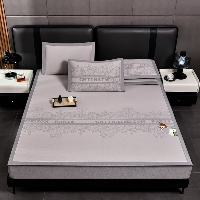 91家纺网 家纺一手货源 找家纺 （总）小牛席业 2026新款蔷薇冷感豆豆席系列凉席席子凉席藤席冰藤席冰丝席竹席乳胶席