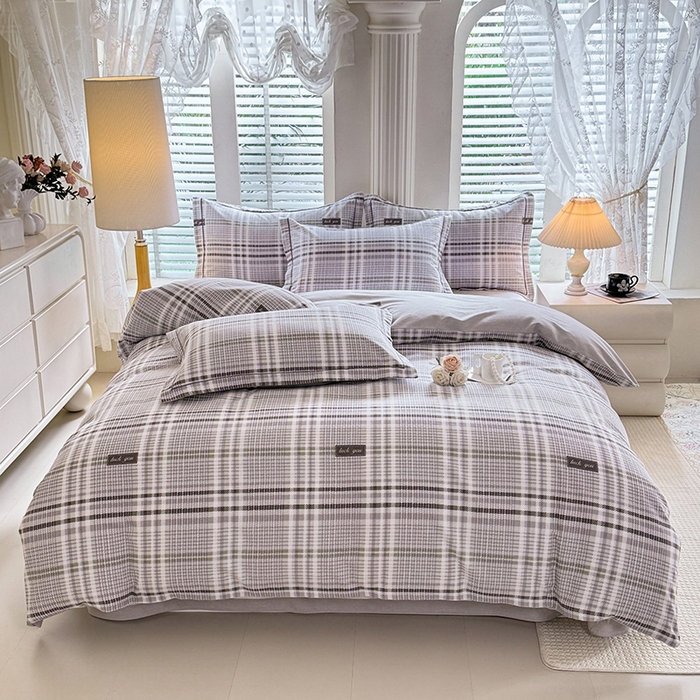 木易家居2026新款全棉磨毛印花四件套匆匆那年