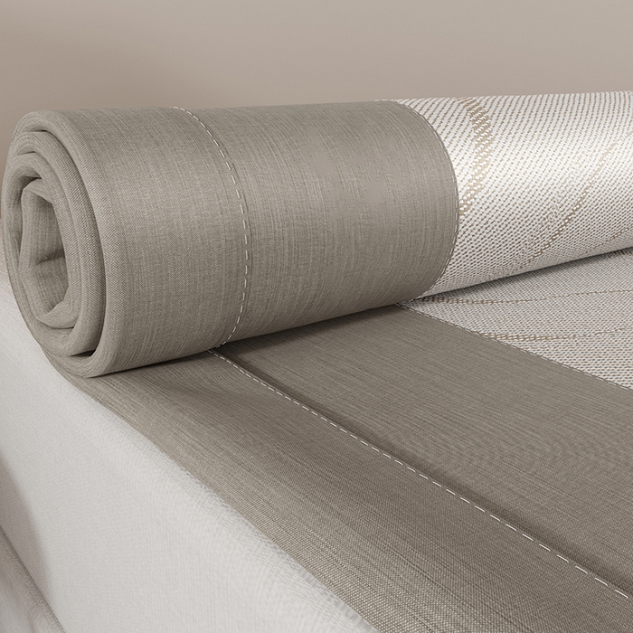 91家纺网 家纺一手货源 找家纺 yyds网供 2026新款波澜7A抗菌水洗提花刺绣冰丝席凉席软席三件套凉感丝空调席-波澜迪斯 波澜-冰幻咖