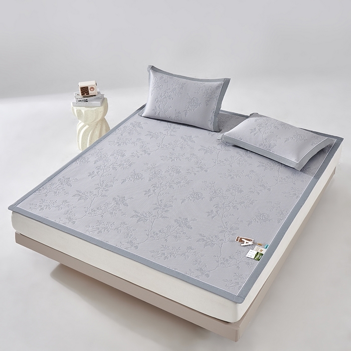 91家纺网 家纺一手货源 找家纺 （总）小牛席业 2026新款牡丹花蔓冷感豆豆席凉席席子凉席藤席冰藤席冰丝席竹席乳胶席