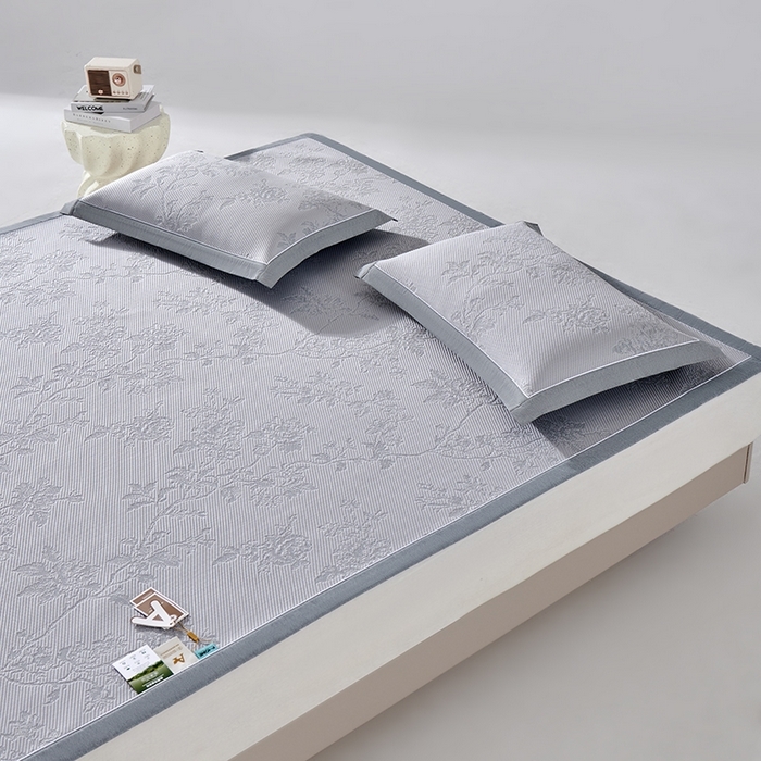 91家纺网 家纺一手货源 找家纺 （总）小牛席业 2026新款牡丹花蔓冷感豆豆席凉席席子凉席藤席冰藤席冰丝席竹席乳胶席