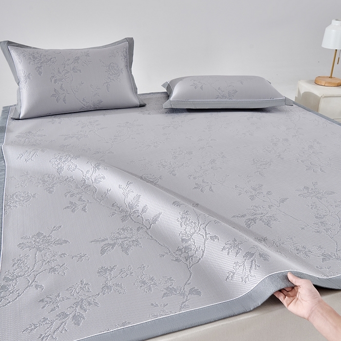 91家纺网 家纺一手货源 找家纺 （总）小牛席业 2026新款牡丹花蔓冷感豆豆席凉席席子凉席藤席冰藤席冰丝席竹席乳胶席