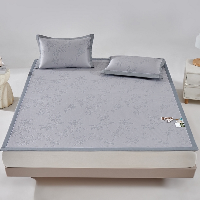 91家纺网 家纺一手货源 找家纺 （总）小牛席业 2026新款牡丹花蔓冷感豆豆席凉席席子凉席藤席冰藤席冰丝席竹席乳胶席