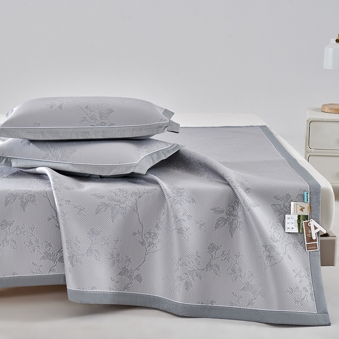 91家纺网 家纺一手货源 找家纺 （总）小牛席业 2026新款牡丹花蔓冷感豆豆席凉席席子凉席藤席冰藤席冰丝席竹席乳胶席