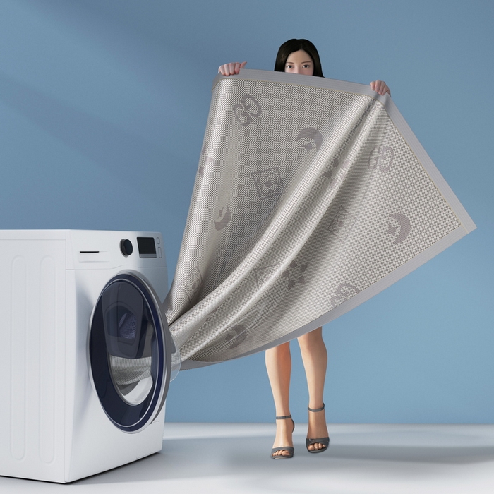 91家纺网 家纺一手货源 找家纺 yyds网供 2026新款碳光绣花冰藤席夏季冰丝席空调软席可水洗折叠凉席 绣花星月-银灰