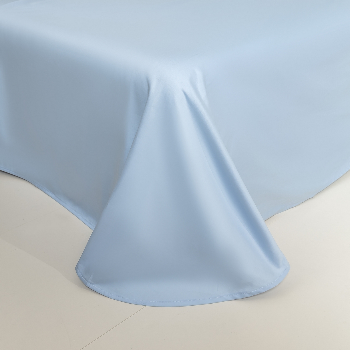 91家纺网 家纺一手货源 找家纺 绒掌柜家纺（品质焕新） 2026新款100S长绒棉纯棉精密刺绣四件套-云境系列-版权产品-礼盒装 云境-天空蓝