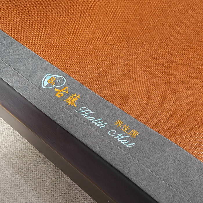 91家纺网 家纺一手货源 找家纺 yyds网供 2026新款养生古藤席空调席印尼藤席加粗加厚高档冰藤席凉席竹席空调席直播三件套 养生古藤席-红棕