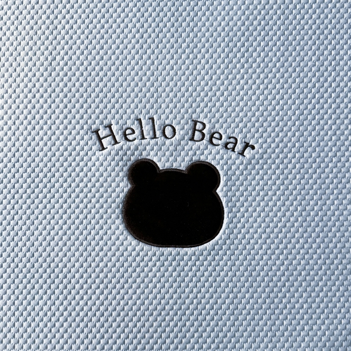 91家纺网 家纺一手货源 找家纺 梵朴 2026新款凉感PE冰豆豆贴布绣凉席-升级抗起球 八宝熊-蓝