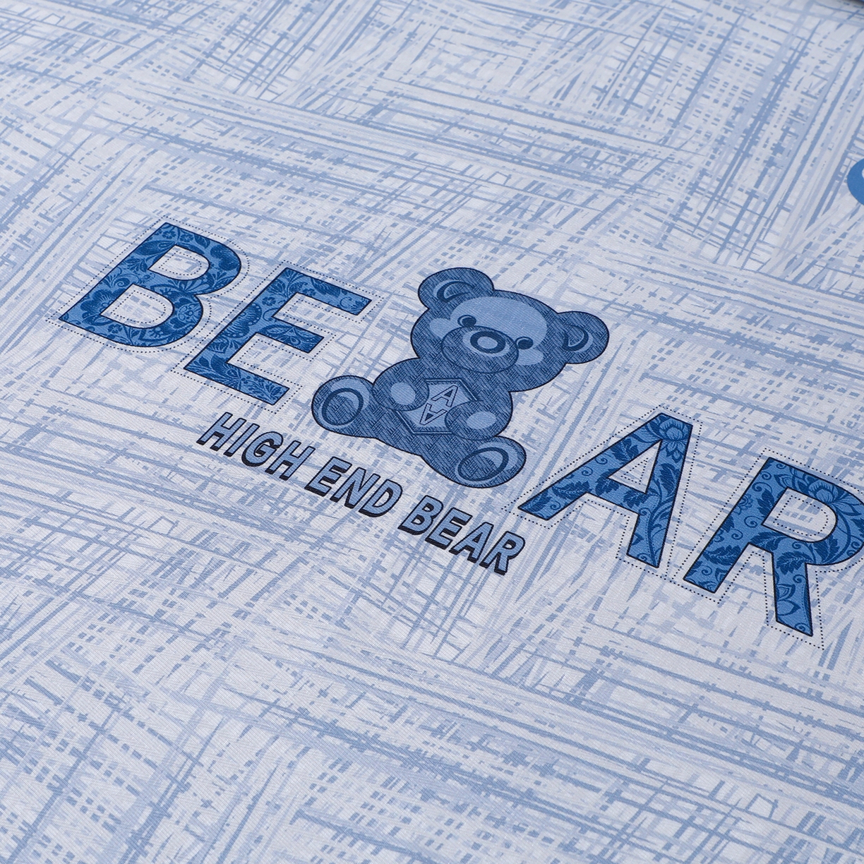 91家纺网 家纺一手货源 找家纺 坦客毯业 2026新款印花冰丝席三件套斜纹加厚冰丝凉席夏凉子 浪漫小熊