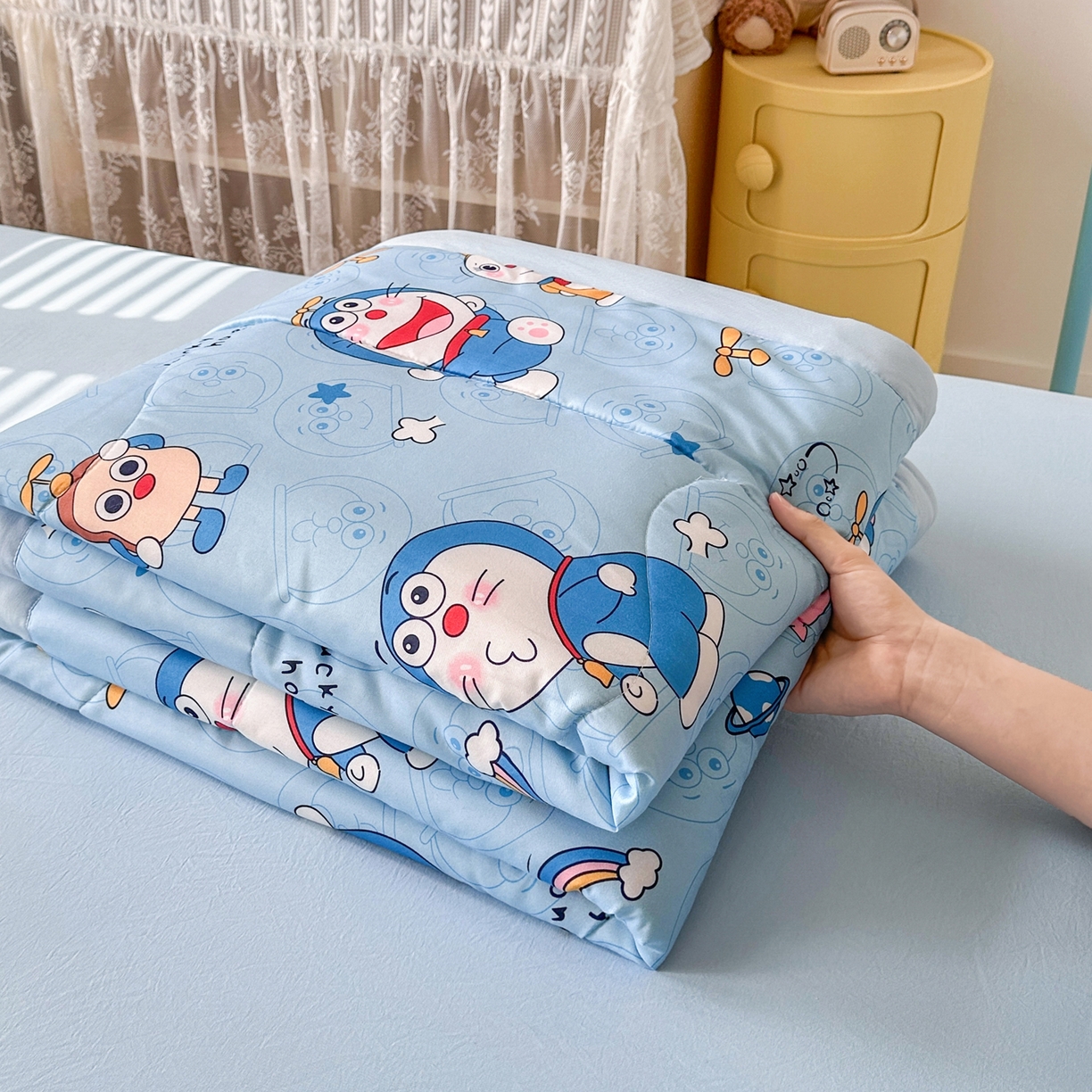 91家纺网 家纺一手货源 找家纺 （总）优卡迪家纺馆 2026新款水洗云朵棉夏被四件套下载文件包含买家秀