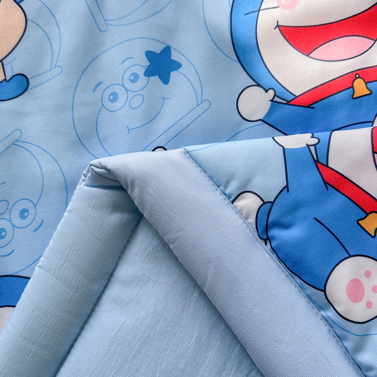 91家纺网 家纺一手货源 找家纺 优卡迪家纺馆 2026新款水洗云朵棉夏被四件套下载文件包含买家秀 机器猫