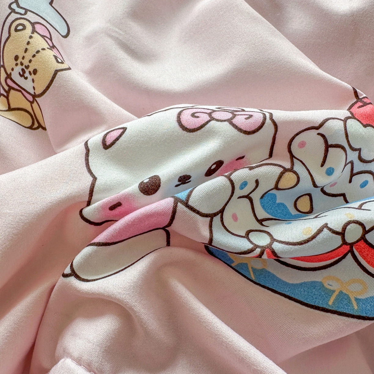 91家纺网 家纺一手货源 找家纺 优卡迪家纺馆 2026新款水洗云朵棉夏被四件套下载文件包含买家秀 蛋糕KT