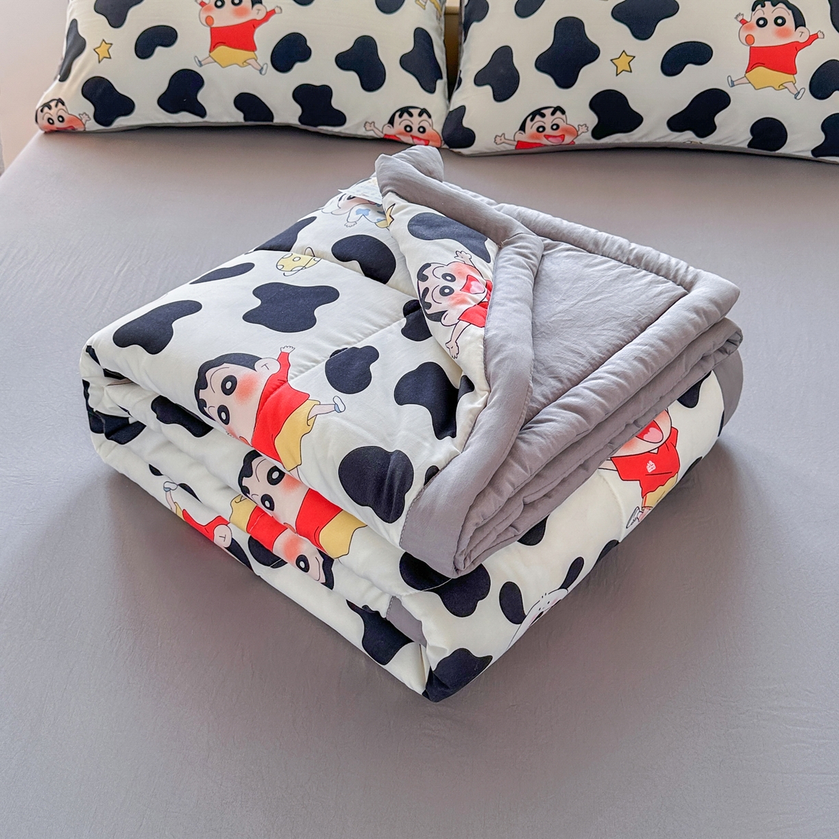 91家纺网 家纺一手货源 找家纺 优卡迪家纺馆 2026新款水洗云朵棉夏被四件套下载文件包含买家秀 动感涂鸭