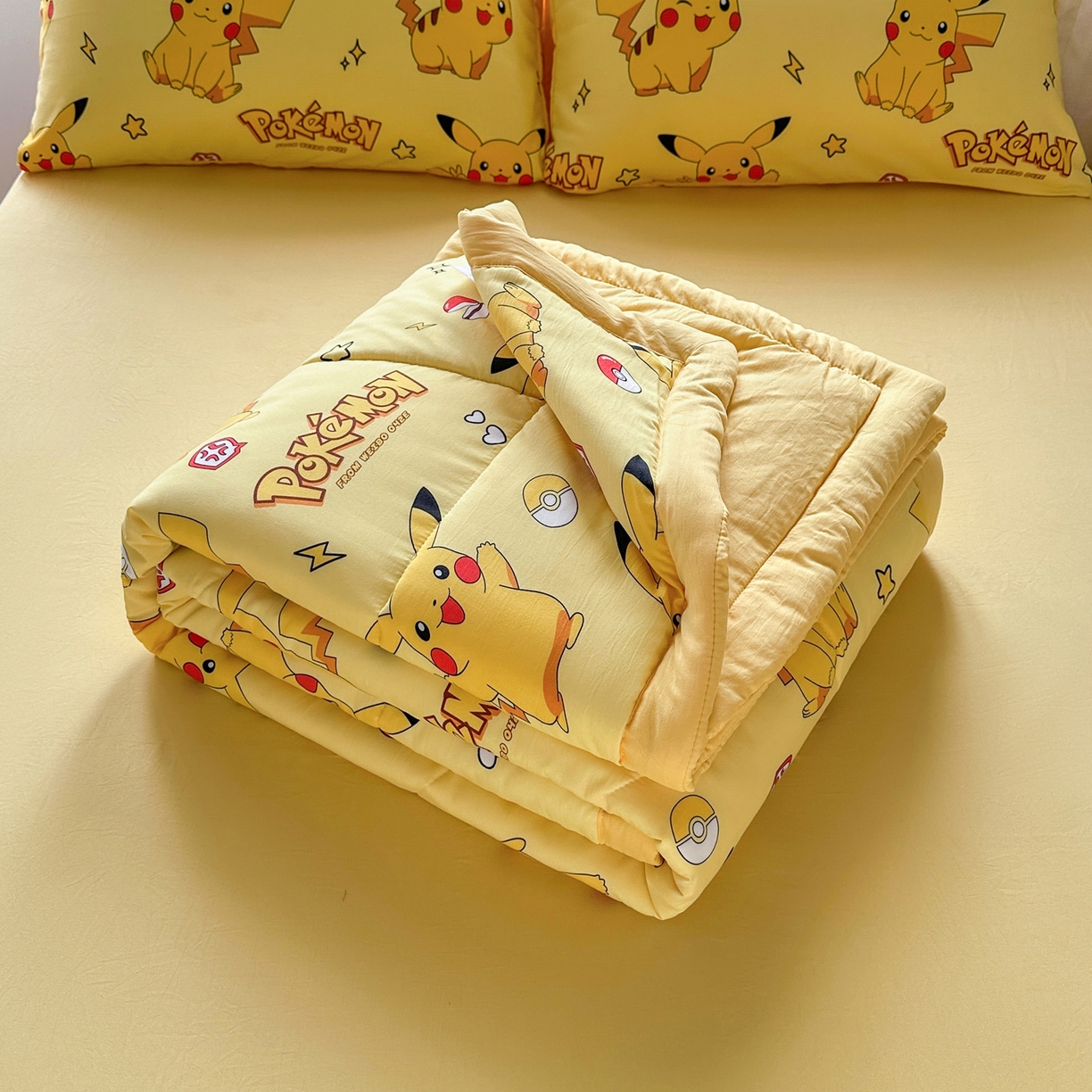 91家纺网 家纺一手货源 找家纺 优卡迪家纺馆 2026新款水洗云朵棉夏被四件套下载文件包含买家秀 闪电宝宝