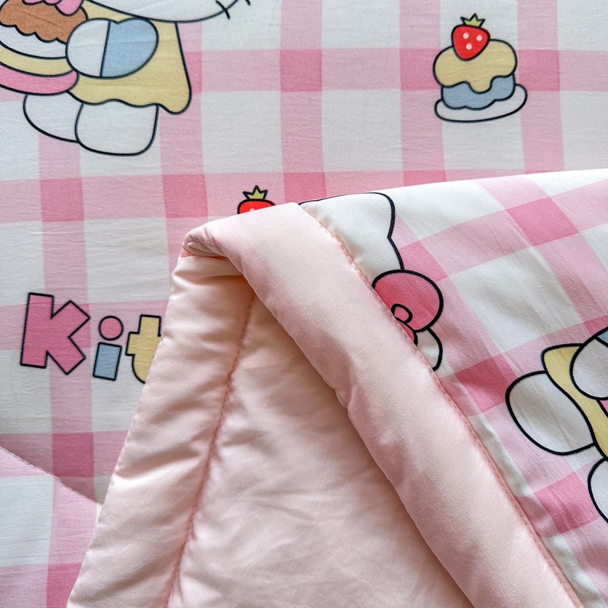 91家纺网 家纺一手货源 找家纺 优卡迪家纺馆 2026新款水洗云朵棉夏被四件套下载文件包含买家秀 甜梦小喵