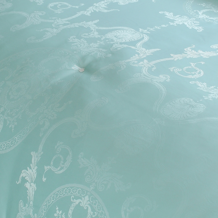 91家纺网 家纺一手货源 找家纺 禹祥家纺 2026顶级绒提花手工榨蚕丝被夏被春秋被冬被子母被被芯双人夏季空调被（支持质检） 青色