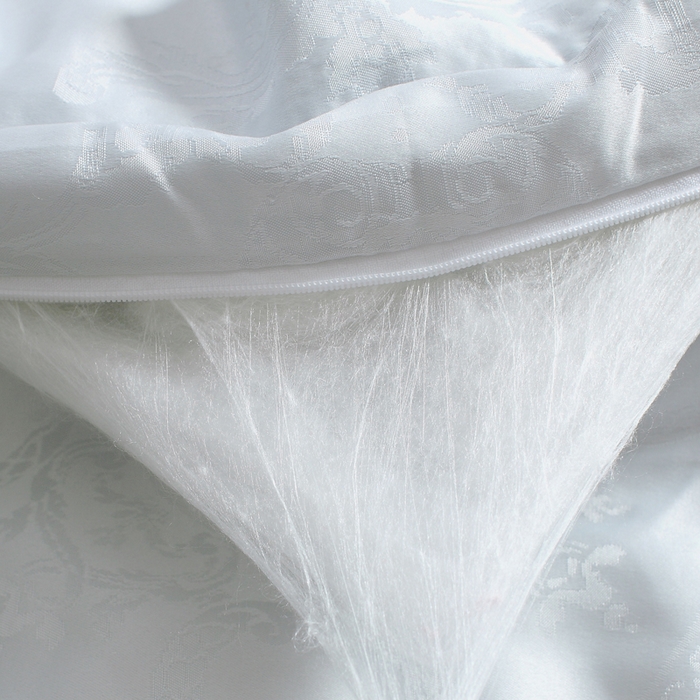 91家纺网 家纺一手货源 找家纺 禹祥家纺 2026顶级绒提花手工榨蚕丝被夏被春秋被冬被子母被被芯双人夏季空调被（支持质检） 浅绿色