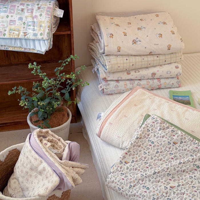 91家纺网 家纺一手货源 找家纺 大彩家居 2026新款全棉双层纱凉感夏被 组合