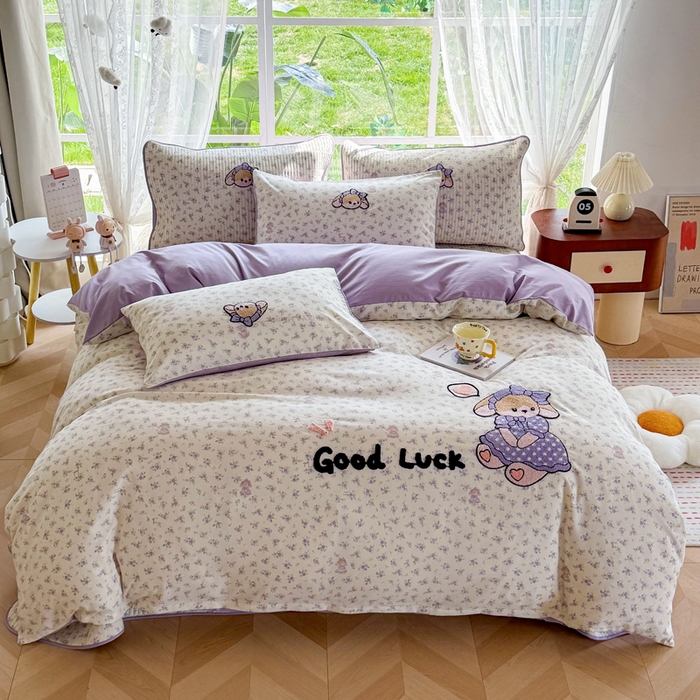 91家纺网 家纺一手货源 找家纺 （总）恋佳居 2026新款毛巾绣古法棉单品被套被套单件