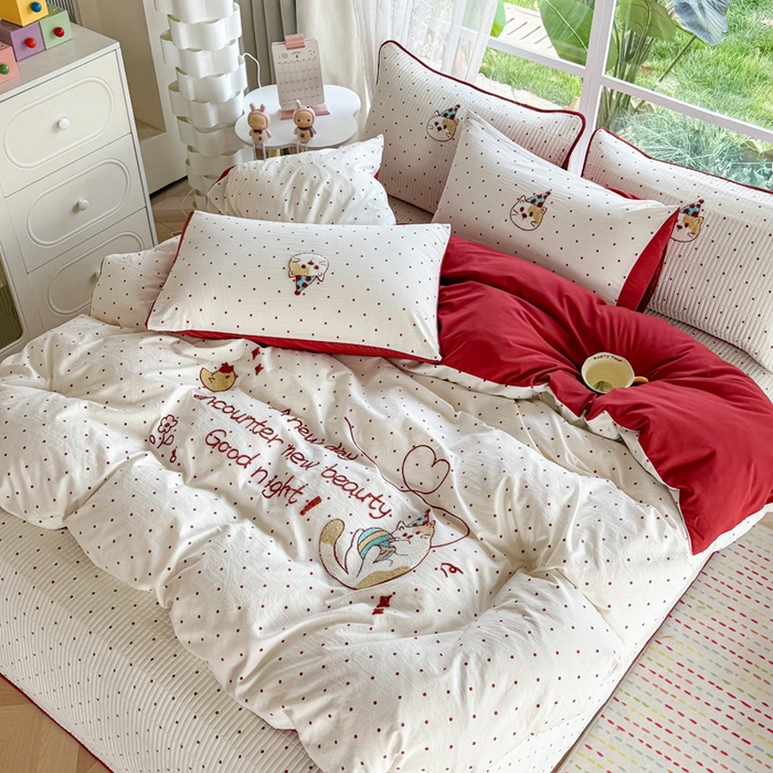 91家纺网 家纺一手货源 找家纺 恋佳居 2026新款毛巾绣古法棉单品被套被套单件 花野遇美