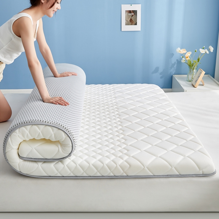 91家纺网 家纺一手货源 找家纺 优莱床垫 2026新款针织棉记忆海绵单边款床垫 艾玛格记忆棉单边白