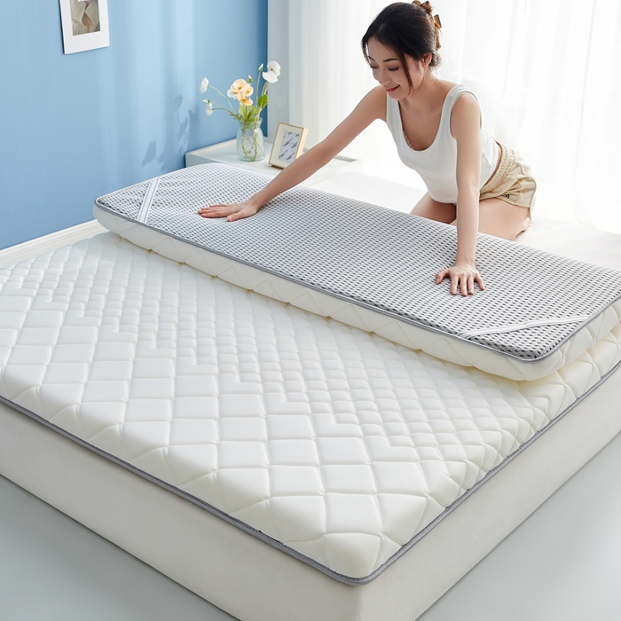 91家纺网 家纺一手货源 找家纺 优莱床垫 2026新款针织棉记忆海绵单边款床垫 艾玛格记忆棉单边白