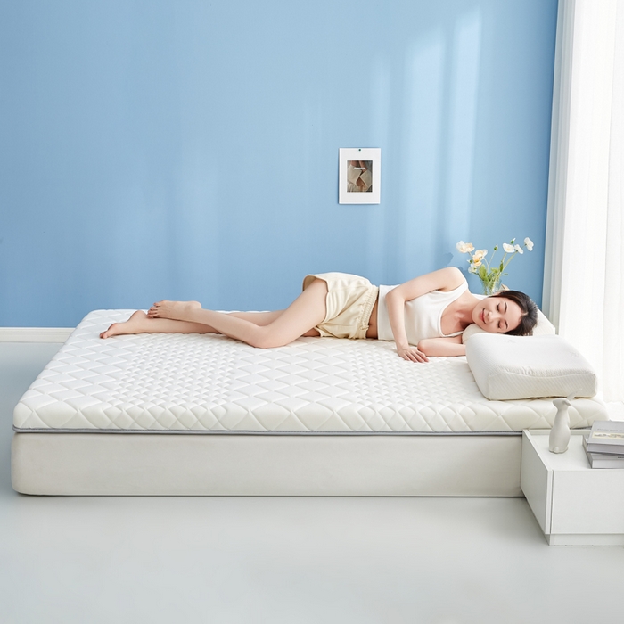 91家纺网 家纺一手货源 找家纺 优莱床垫 2026新款针织棉记忆海绵单边款床垫 艾玛格记忆棉单边白