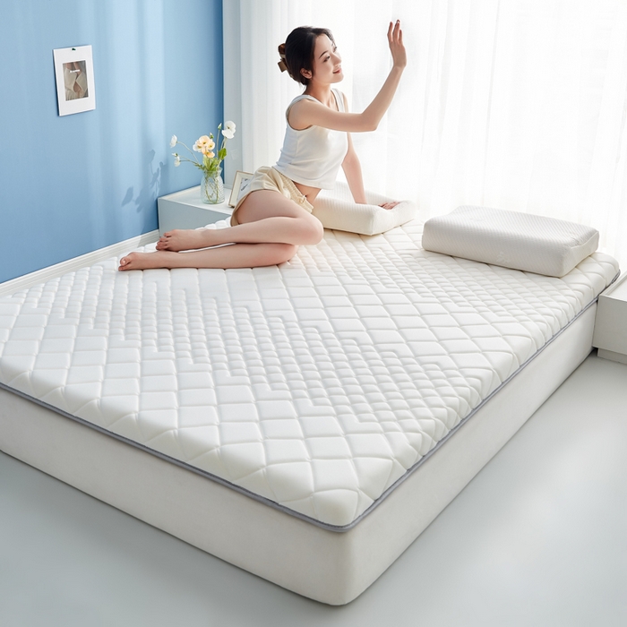 91家纺网 家纺一手货源 找家纺 优莱床垫 2026新款针织棉记忆海绵单边款床垫 艾玛格记忆棉单边白