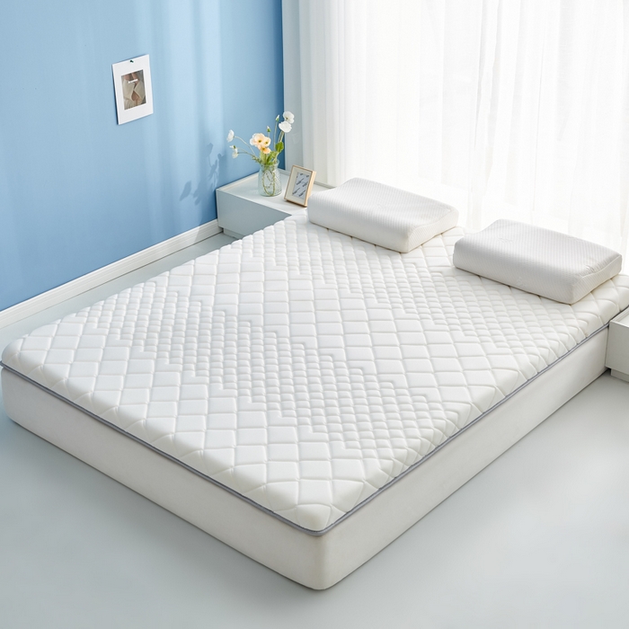 91家纺网 家纺一手货源 找家纺 优莱床垫 2026新款针织棉记忆海绵单边款床垫 艾玛格记忆棉单边白